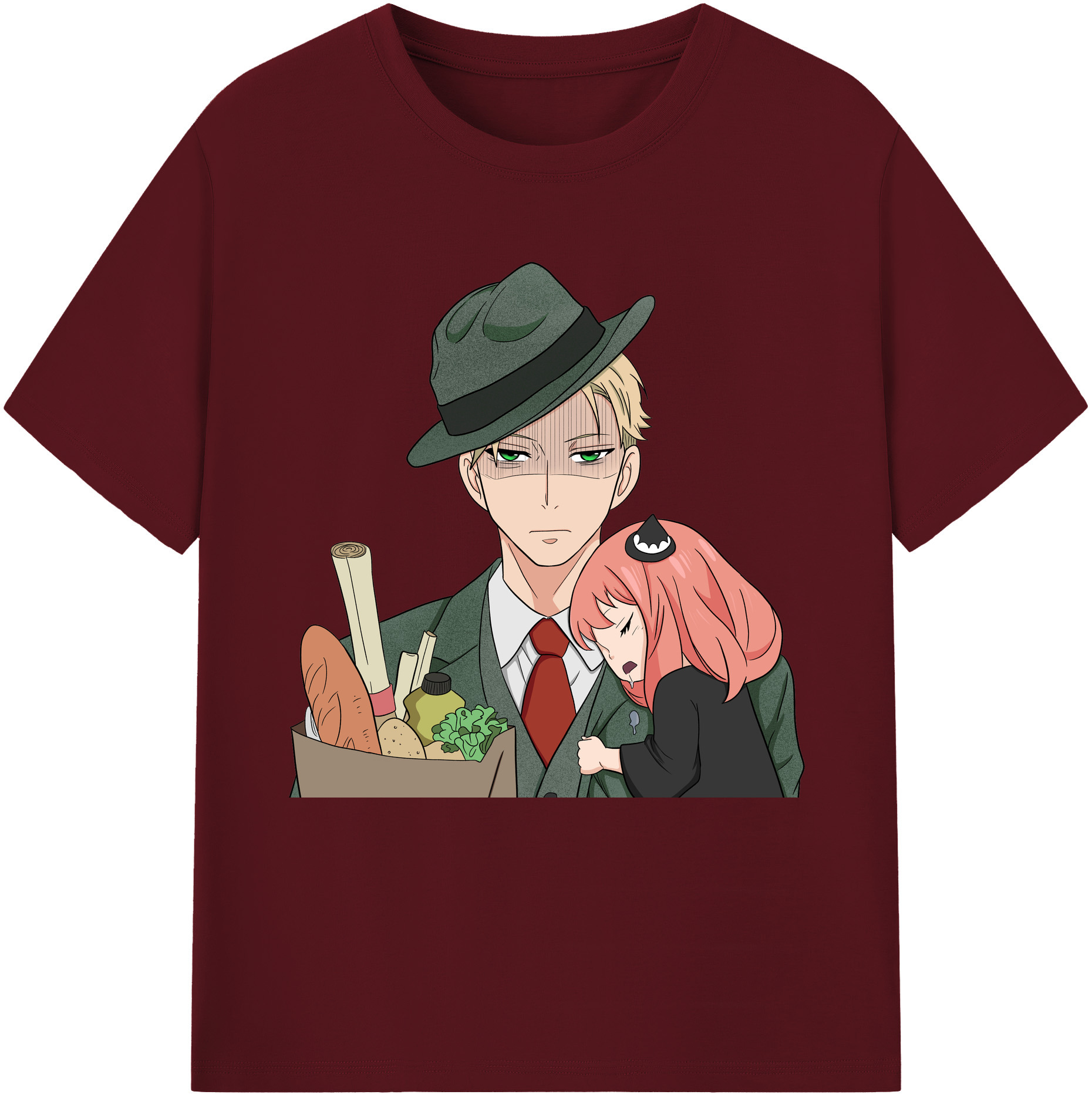（画像用） SPY×FAMILY间谍家家酒 綿100％半袖Tシャツ（フロントプリント）